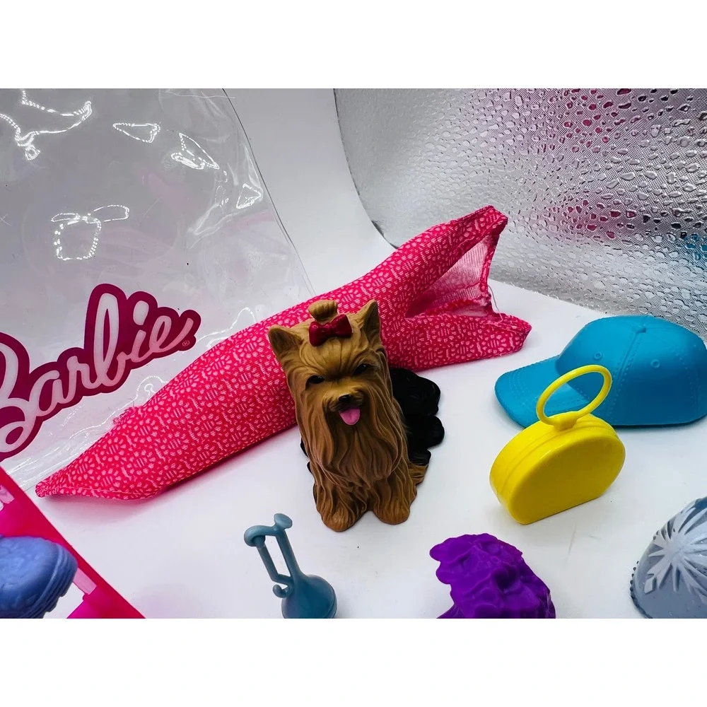 Mattel Barbie Miscellaneous W Bag Dog‎ Shoes Aware Hats Modern Doll Accessories